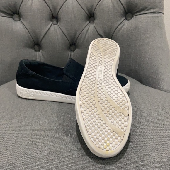 Puma black slip on sneakers - Picture 3 of 4